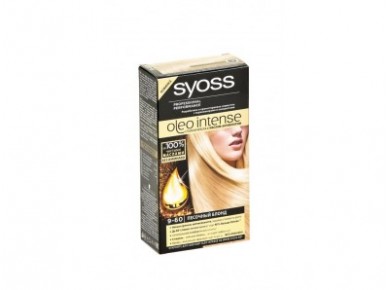 Краска для волос SYOSS oleo 9-60 песочный блонд, 50мл