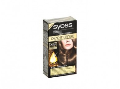 Краска для волос SYOSS oleo 6-10 темно-русый, 50мл