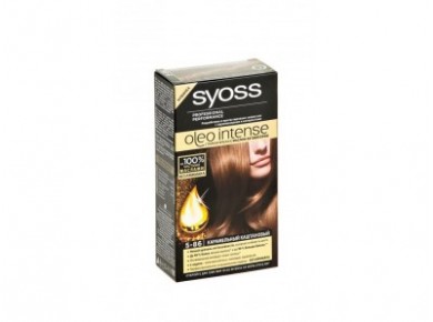 Краска для волос SYOSS oleo 5-86 карамельный каштановый, 50мл