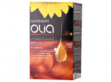 Краска для волос GARNIER OLIA 7.40 Искрящийся медный