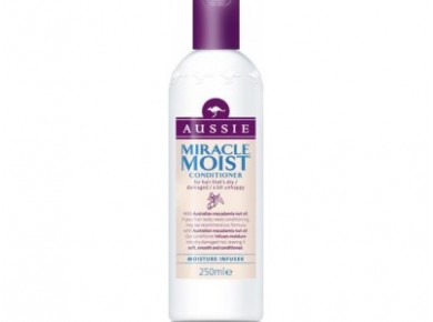 Бальзам-кондиционер AUSSIE Miracle Moist для сухих, поврежденных волос, 250 мл