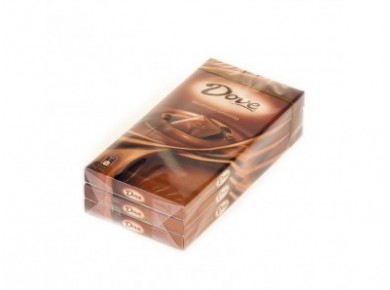 Шоколад DOVE молочный , 100г, 3 штуки