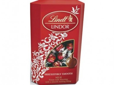 Шоколадные конфеты LINDOR Молочный Ассорти, 337г, 1 штука