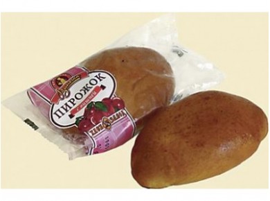 Пирожок с вишней, 80г, 2 штуки