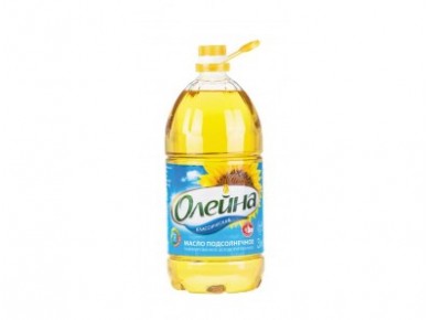 Масло подcолнечное ОЛЕЙНА, 3л, 1 штука