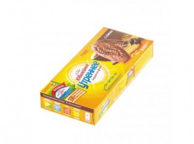 Печенье ЮБИЛЕЙНОЕ утреннее какао, 250г, 1 штука