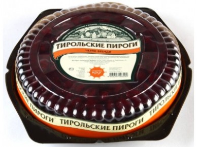 Пирог ТИРОЛЬСКИЙ Черри-бренди, 770г, 1 штука