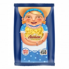 Макароны ЛИМАК высш сорт группа А Перья гладкие 450 гр.