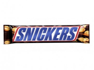 Шоколадный батончик SNICKERS, 55г, 1 штука