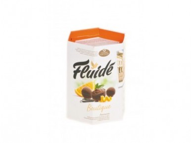 Шоколадные конфеты FLUIDE апельсин, 135г, 1 штука