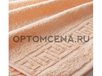 Махровое полотенце Туркменистан 40х70 персиковое 400 гр/м2