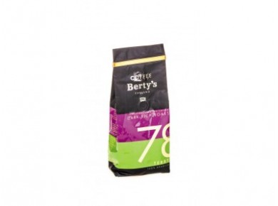 Кофе в зернах BERTYS терри, 250г, 1 упаковка