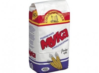 Пшеничная мука СОКОЛЬНИКИ высший сорт, 2кг*2уп, 2 пакета