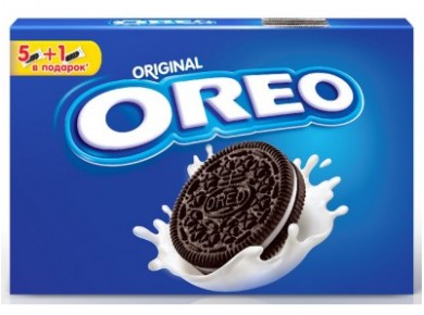 Шоколадное печенье OREO, 228г, 1 упаковка