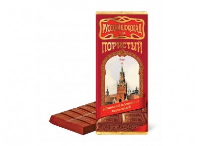 Шоколад РУССКИЙ ШОКОЛАД молочный пористый, 90г, 5 штук