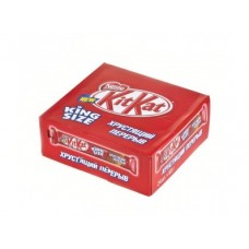 Шоколадный батончик KIT KAT из молочного шоколада кинг сайз, 68г, 24 штуки