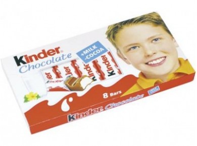 Шоколад  KINDER 8 порций, 100г, 1 штука