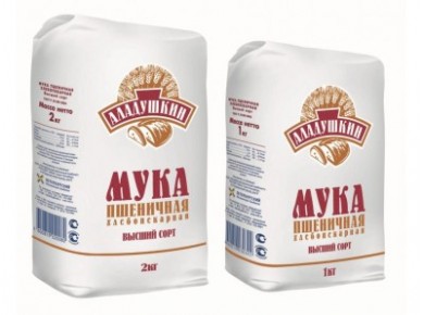 Пшеничная мука АЛАДУШКИН в/с, 2 кг, 1 штука