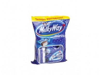Шоколадные батончики MILKY WAY Minis, 170,5г, 1 штука