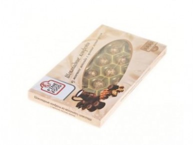 Конфеты FINE FOOD Молочный шоколад с цельными орехами, 200г, 2 штуки