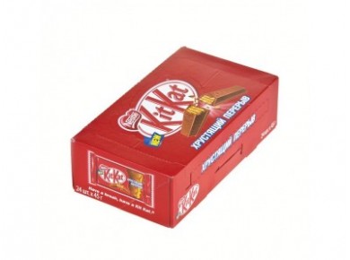 Шоколадный батончик KIT KAT 4 пальца, 45г, 24 штуки