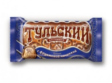 Пряник ТУЛЬСКИЙ с фруктовой начинкой, 140г, 3 штуки