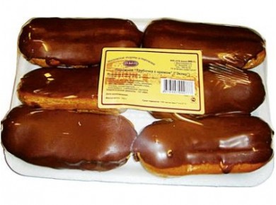 Пирожное трубочка с кремом АМА, 252г, 1 штука