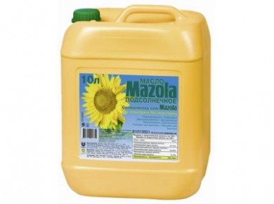 Подсолнечное масло MAZOLА для фритюра,10 л, 1 штука