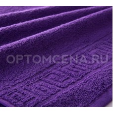 Махровое полотенце Туркменистан 70х140 фиолетовое 400 гр/м2