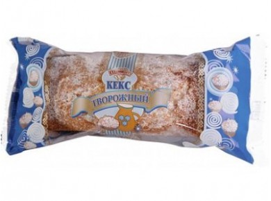 Кекс творожный, 400г, 1 штука