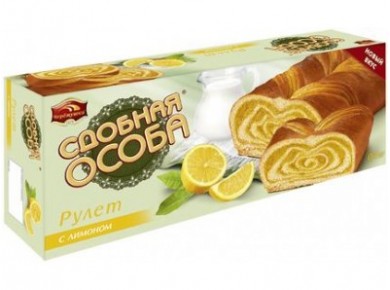 Рулет СДОБНАЯ ОСОБА с маковой начинкой, 400г, 1 штука