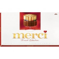 Шоколадные конфеты MERCI Ассорти, 400г, 6 штук