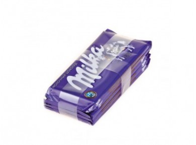 Шоколад MILKA молочный с альпийским молоком, 100г, 5 штук
