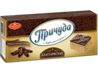 Торт ПРИЧУДА классический с арахисом, 230г, 1 штука