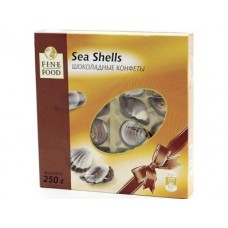 Конфеты FINE FOOD шоколадные ракушки, 250г, 1 штука