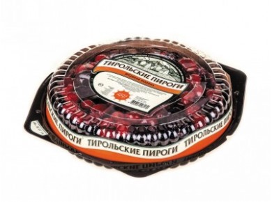 Пирог ТИРОЛЬСКИЕ ПИРОГИ ягодная поляна, 700г, 1 штука