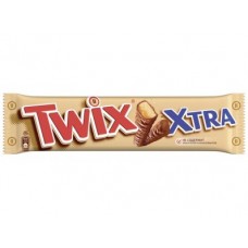 Шоколадный батончик TWIX Экстра, 82г, 1 штука