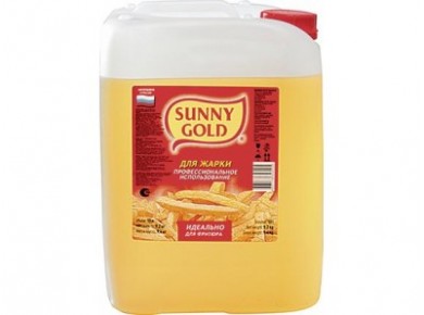 Масло для фритюра SUNNY GOLD, 10 л, 1 штука