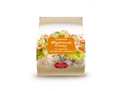 Пряники «Дивный сказ» со вкусом топленого молока (ГОСТ) 250, 120 суток