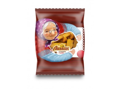 Сухари ЛИМАК с маком (СТО) 300 гр, 90 суток