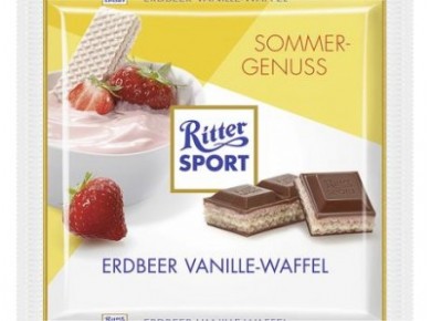 Шоколад RITTER SPORT молочный с орехом, изюмом и ямайским ромом, 100г, 5 штук