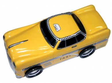 Новогодний подарок АВТОМОБИЛЬ с имбирными пряниками ж/б, 200г, 1 штука