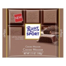 Шоколад RITTER SPORT с альпийским молоком и шоколадным муссом, 100г, 5 штук