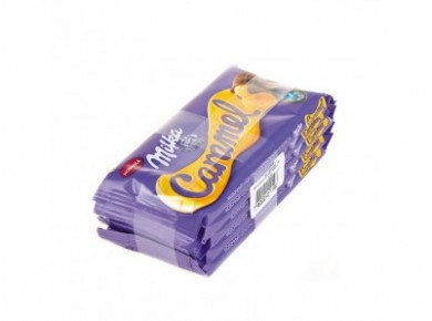 Молочный шоколад MILKA с карамелью, 100г, 5 штук