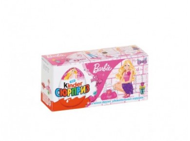 Яйцо KINDER из молочного шоколада для девочек, 3*20г, 1 штука