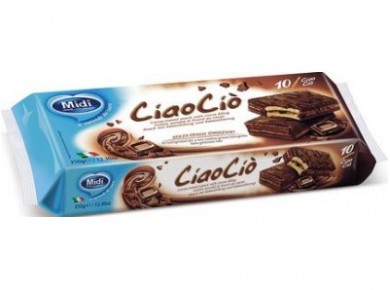 Печенье бисквитное CIAOCIO крем-какао, 350г, 1 штука