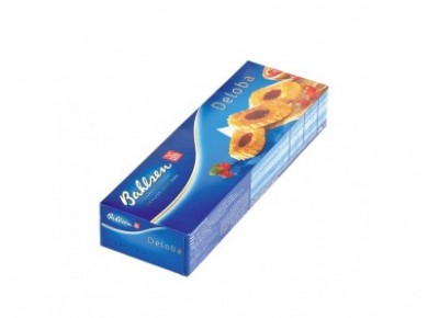 Печенье BAHLSEN Deloba с красной смородиной, 100г, 1 коробка