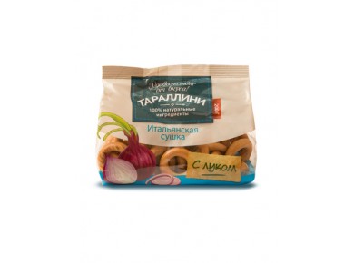 Тараллини ЛИМАК с луком (СТО) 200 гр, 90 суток