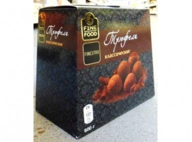 Конфеты Трюфели FINE FOOD FINESTRO, 800г, 1 штука