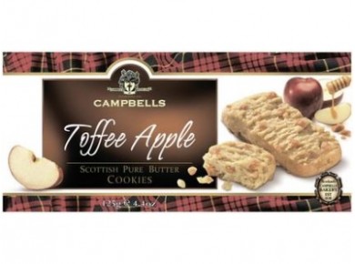 Печенье CAMPBELLS с кусочками яблочной карамели, 125г, 1 штука